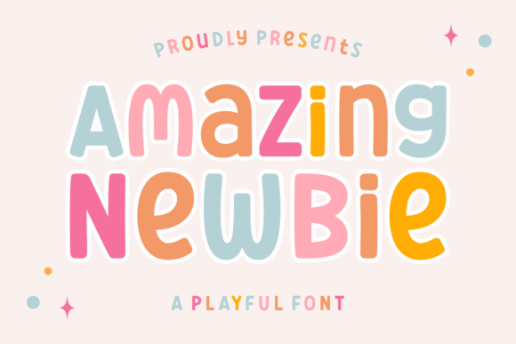 Amazing Newbie: A Playful Display Font for Modern Web Design