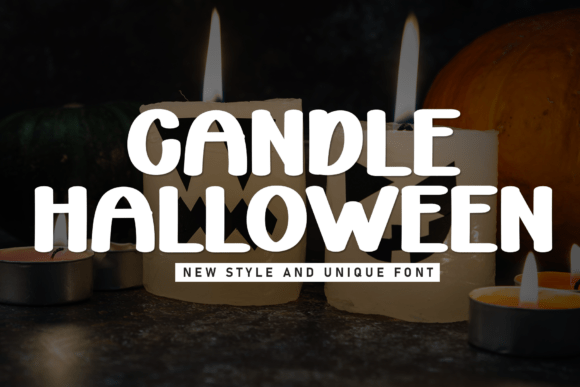 Candle Halloween: The Sweet Display Font for Scroll-Stopping Campaigns