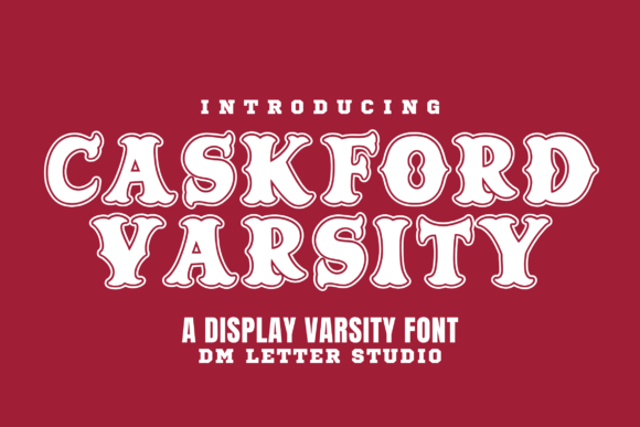 Caskford Varsity: A Bold Display Typeface for Web Design