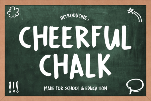 Cheerful Chalk: The Perfect Display Font for Editorial Design