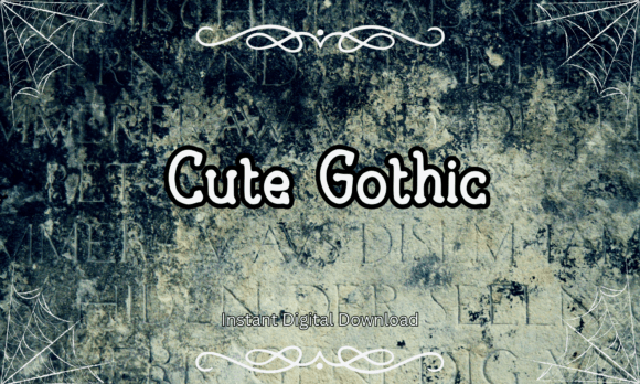 Cute Gothic: The Perfect Display Font for Spooky Cute Branding