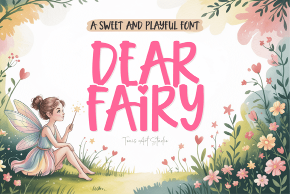 Dear Fairy: A Playful Typeface for Magical Editorial Design