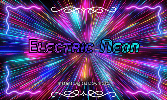 Electric Neon: The Bold Typeface That Transforms Small Business Branding