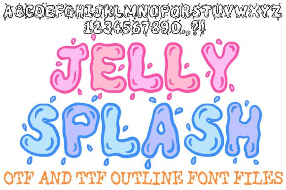 Jelly Splash: The Vibrant Display Typeface for Modern Editorial Design