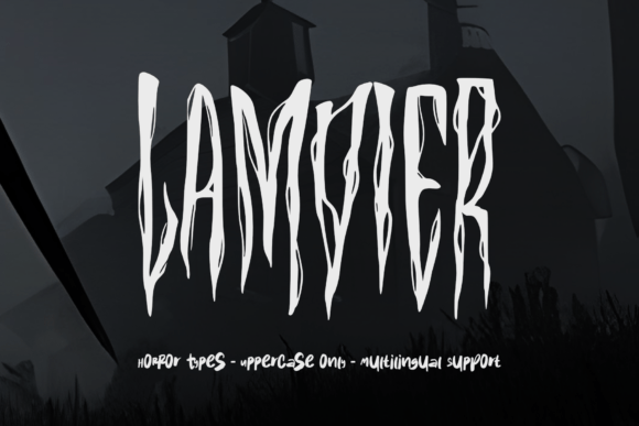 Lamvier: The Scary Display Font That Elevates Small Business Branding