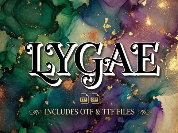 Lygae: A Majestic Display Serif for Regal Brand Identity