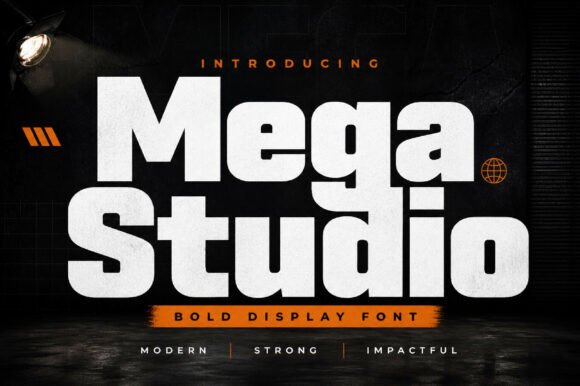Mega Studio: The Bold Display Typeface for Modern Web Design