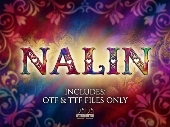Nalin: The Creative Display Typeface for Bold Brand Identity