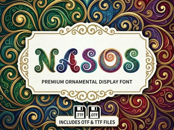 Nasos: The Premium Display Font for Editorial Design