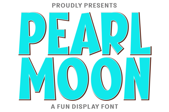 Pearl Moon: A Retro Display Font for Bold Brand Identities