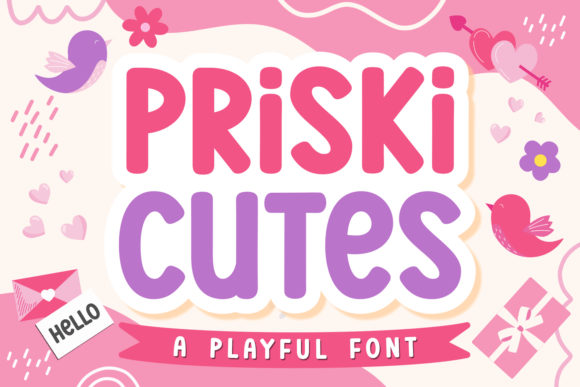 Priski Cutes: The Whimsical Typeface for Editorial Design