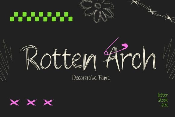 Rotten Arch: The Creative Typeface for Bold Brand Identity
