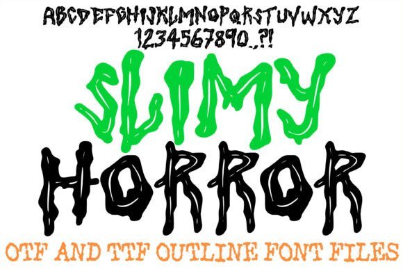 Slimy Horror: The Viscous Display Typeface That Elevates Brand Identity