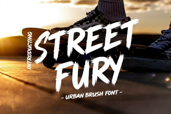 Street Fury: The Bold Brush Typeface for Urban Branding Projects