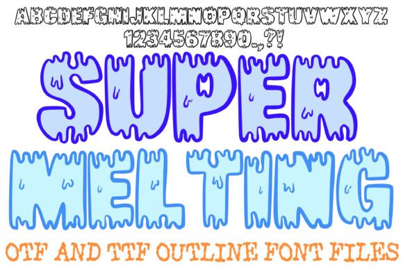 Super Melting: The Display Typeface That Brings Liquid Life to Your Crafts