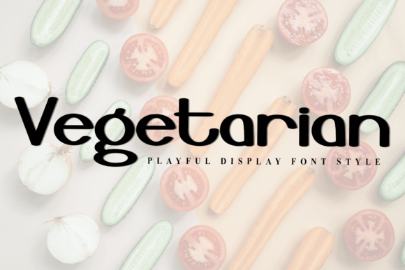Vegetarian: The Festive Display Font for Scroll-Stopping Campaigns