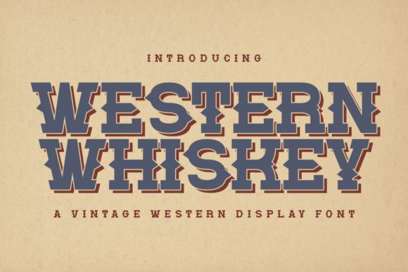 Western Whiskey: The Vintage Typeface That Brings Old West Soul to Branding