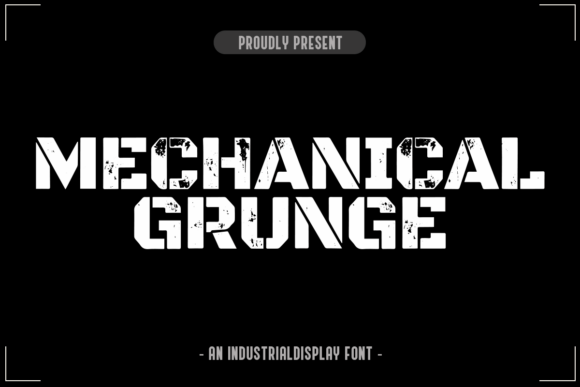 Why Mechanical Grunge Is the Ultimate Industrial Display Font for Bold Branding
