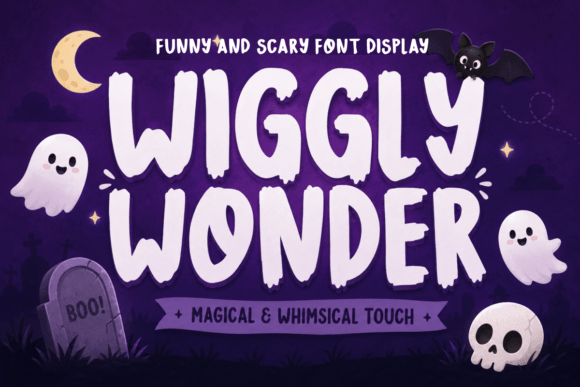 Wiggly Wonder: A Playful Display Font for Joyful Brand Identities